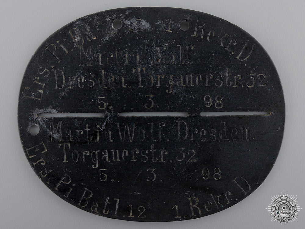 a_first_war_german_id_tag_to_the_pioneer_battalion_a_first_war_germ_54c3b6b92821b