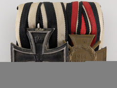 A First War German Imperial Iron Cross Medal Pair