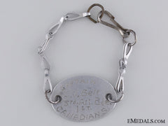 Canada. A First War Id Tag To Captain C.J. Bell; 1st Canadians