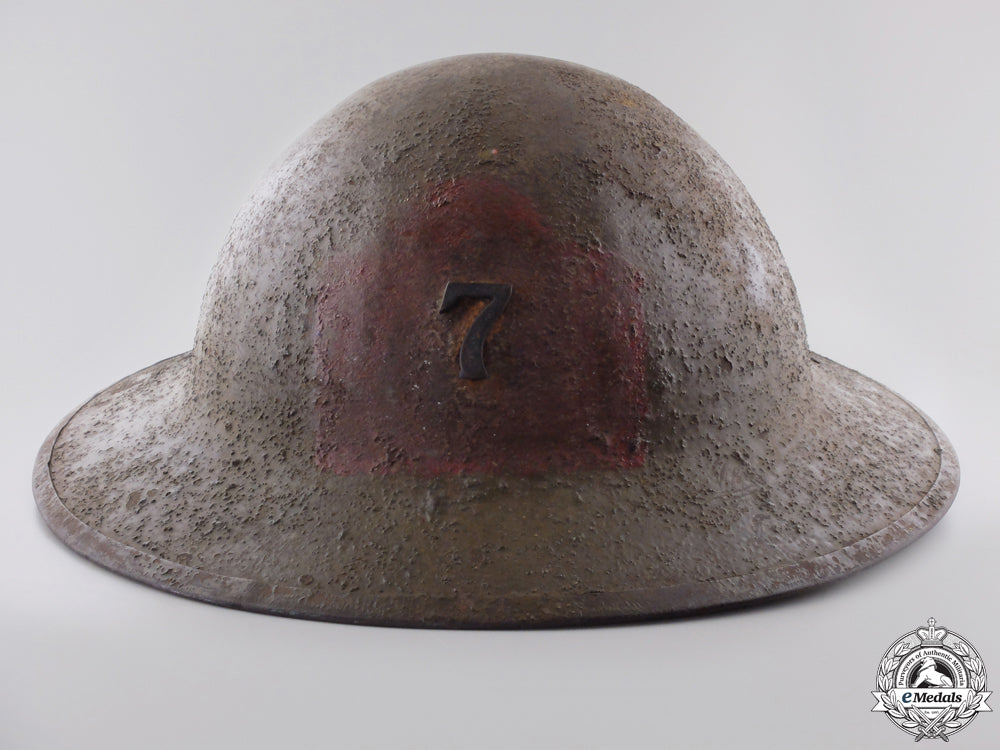 a_first_war_mark_ii7_th_infantry_battalion1_st_canadian_division_helmet_a_first_war_mark_558875cabd5a9