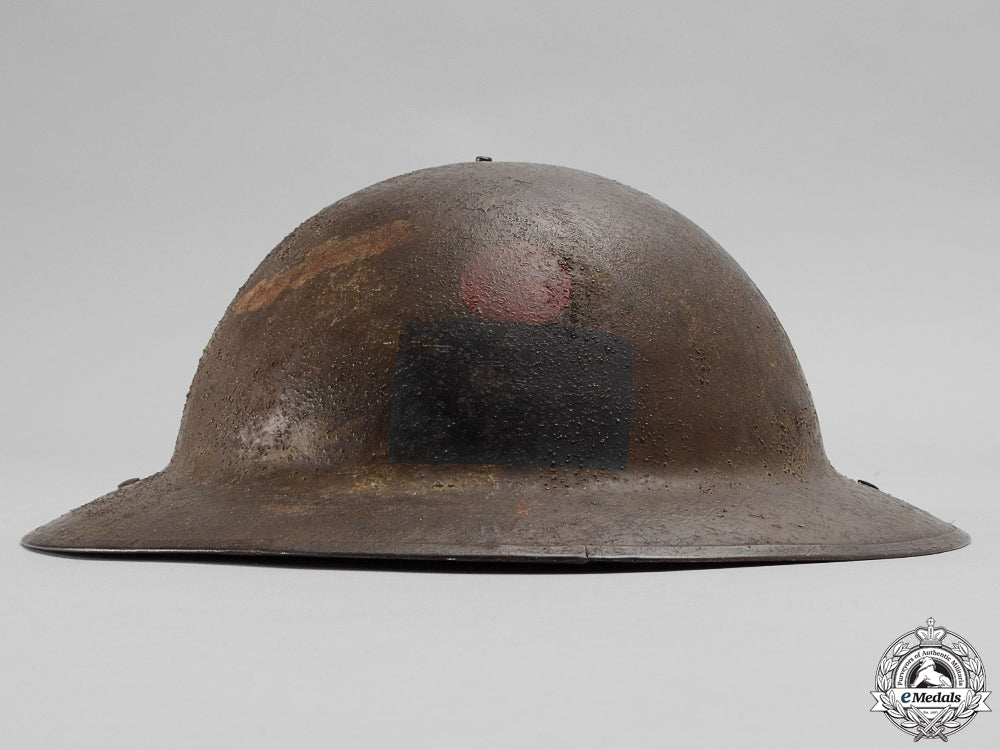 a_first_war_mark_ii22_nd_infantry_battalion;2_nd_division_helmet_a_first_war_mark_559c196325b0b