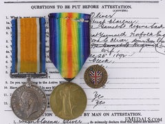 A First War Medal Pair To The Canadian Field Artillery