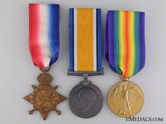 A First War Medal Trio To The 15Th Infantry Battalion Cef