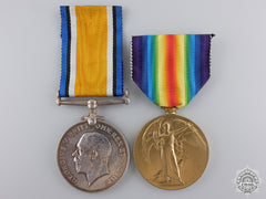 A First War Medal Pair To The Royal Navy