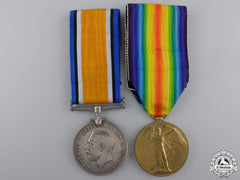 Canada, Cef. A Medal Pair To The 4Th Canadian Infantry