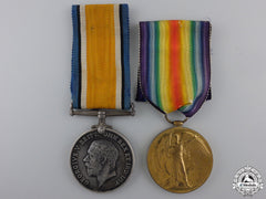 A First War Medal Pair To The Royal Scots; Battle Of The Somme