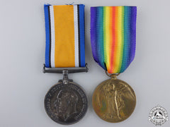Canada. A First War Medal Pair To The Canadian Machine Gun Brigade