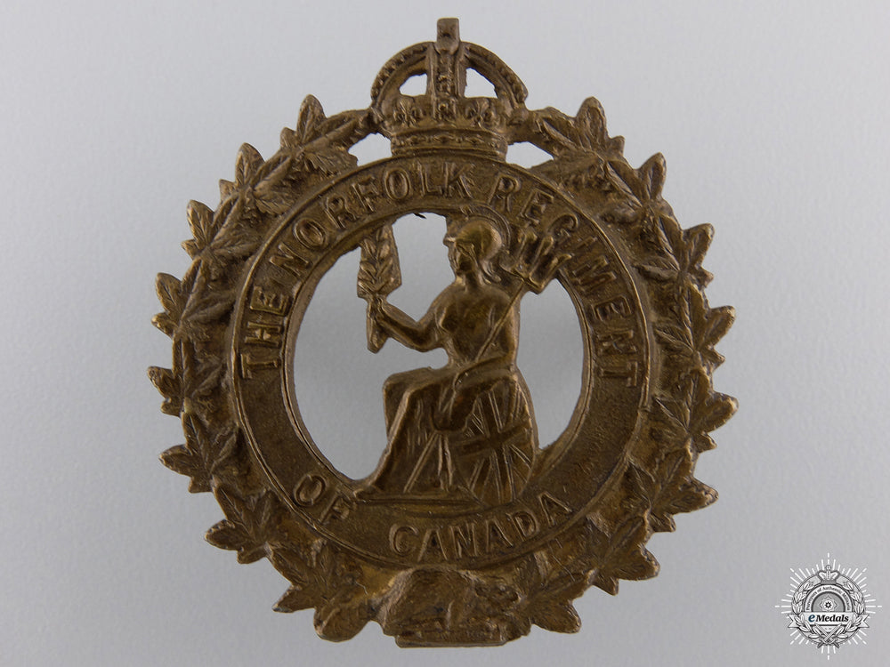 a_first_war_norfolk_regiment_of_canada_cap_badge_a_first_war_norf_550c18b47eb60
