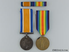 Canada, Cef. A Medal Pair To The Queen Mary's Auxiliary Ambulance Corps