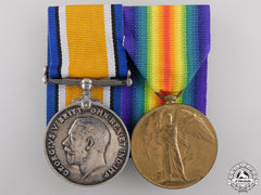 United Kingdom. A First War Pair To 2Nd Lieutenant Barker