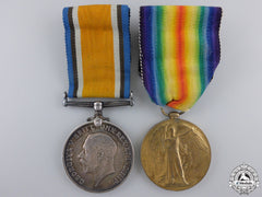 A First War Pair T The 54Th Canadian Infantry; Dow At Passchendaele