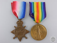 A First War Royal Naval Reserve Medal Pair To 2nd Hand Tammas