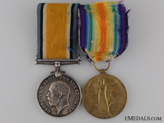 A First War Service Medal Unnamed Medal Pair