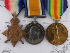 A First War Trio To Warrant Telegraphist Arthur W. Watson; Royal Navy