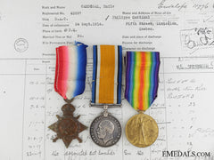 A First World War Medal Group To The Canadian Field Artillery