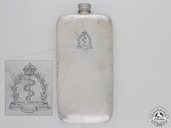 A Flask Named To Nursing Sister E.ross; Royal Canadian Army Medical Corpsconsign #4