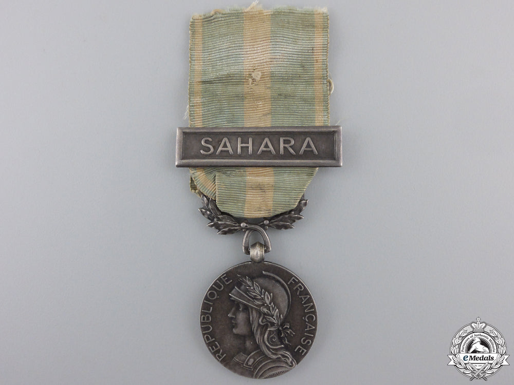 a_french_colonial_medal_for_sahara_service_a_french_colonia_551d3d7dd674e