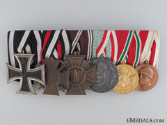 A German Six Piece Medal Bar
