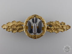 A Gold Grade Clasp For Bomber Pilots By  G.h. Osang Of Dresden