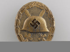 A Gold Grade Wound Badge By B.h. Mayer's