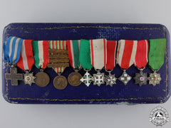 A Grand Cross Miniature Set To The Wartime Mayor Of Rome Giangiacomo Borghese