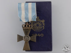 Greece, Kingdom. A Cross Of Valour, Ii Class Silver Grade Cross, 1940