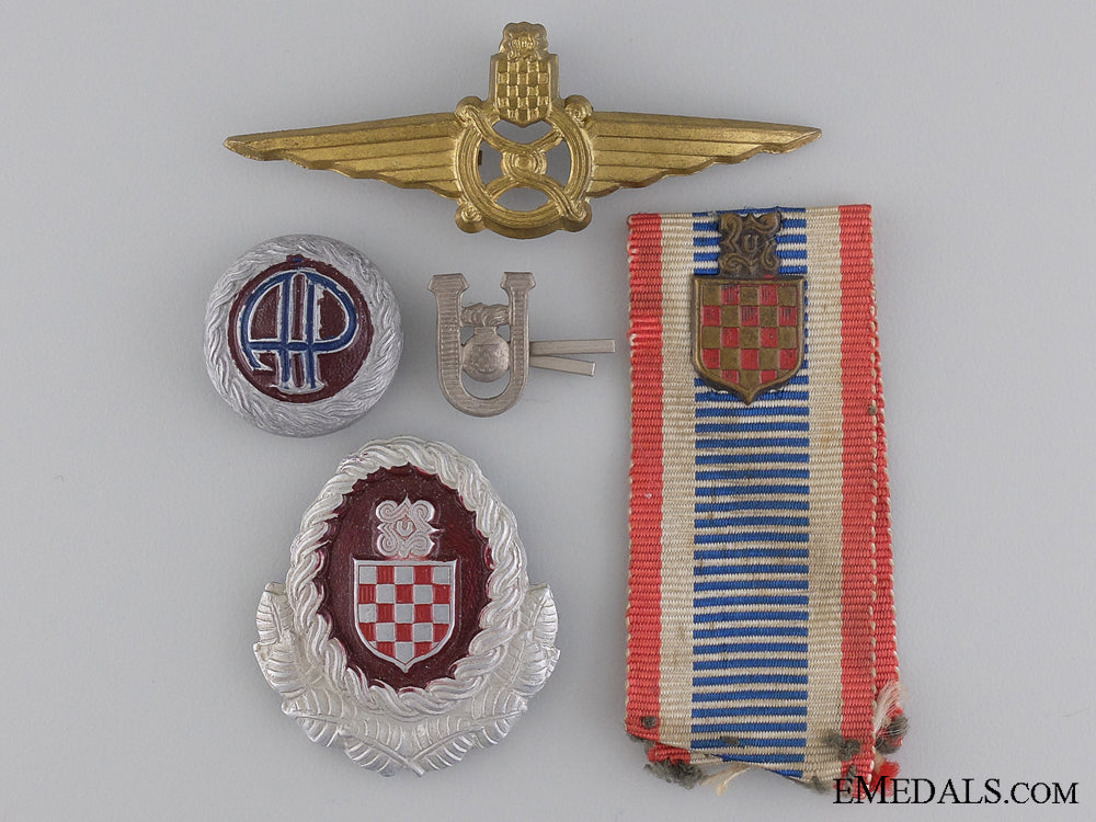 a_group_of_second_war_croatian_insignia_a_group_of_secon_545921d6314e4
