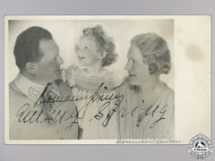 A Herman & Emmy Göring Signed Picture Post Card