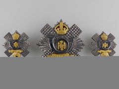 A Highland Light Infantry Officer’s Insiginia Set