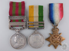 A India, South Africa, & First War Medal Group To The Gordon Highlanders