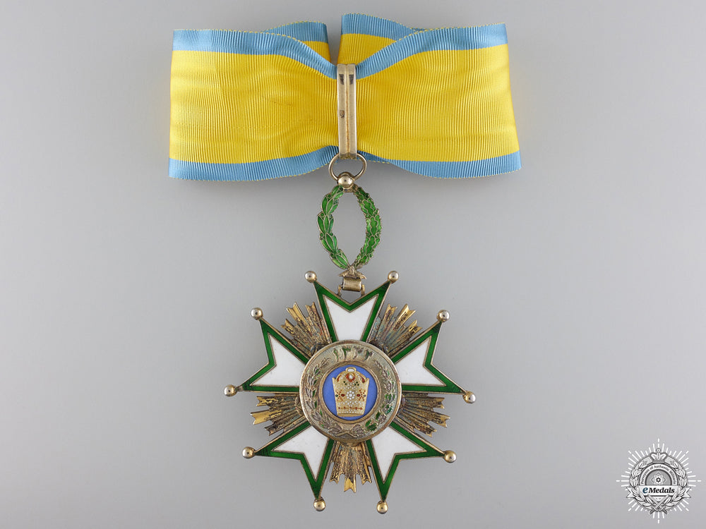 a_iranian_order_of_the_crown;_commander's_neck_badge_a_iranian_order__548b4746252c4