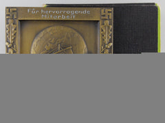 A Kraft Durch Freude Assistance Merit Medal To Otto Krautler With Case