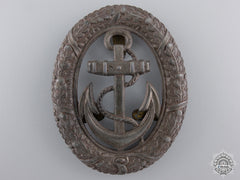 A Kriegsmarine Officer On Watch Badge