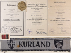 A Kurland Cufftitle With Documents