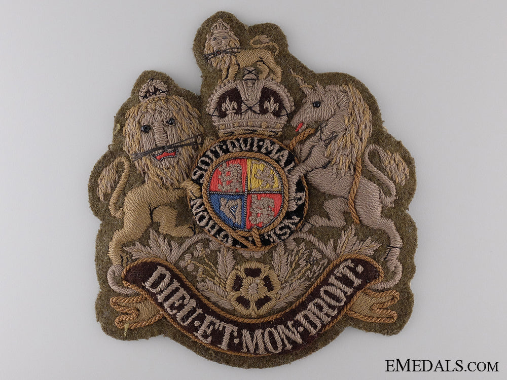 a_large_british_wwii_regimental_sergeant_major's_badge_a_large_british__53e22968699f9