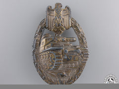 A Late War Tank Assault Badge; Silver Grade