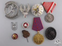 A Lot Of 10 European Badges & Awards