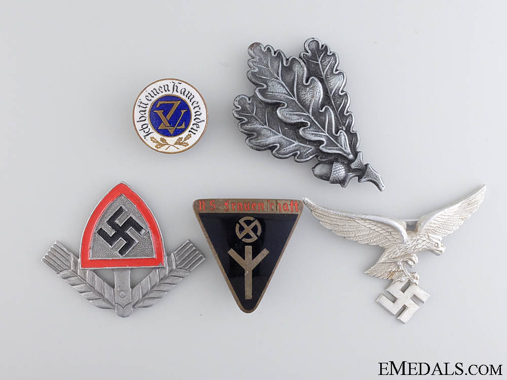 a_lot_of_five_german_insignia&_pins__a_lot_of_five_g_546392a61e0c8