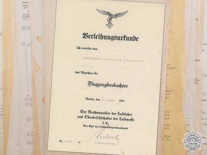 a_luftwaffe_document_grouping_to_observer_andreas_berndsen_a_luftwaffe_docu_54ca733977480