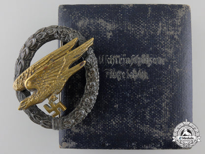 a_luftwaffe_fallschirmjäger_badge_by_juncker_with_case_a_luftwaffe_fall_55cb7d750ab8b