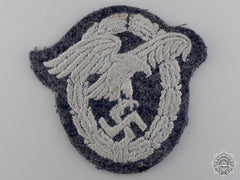 A Luftwaffe Observer's Badge; Cloth Version