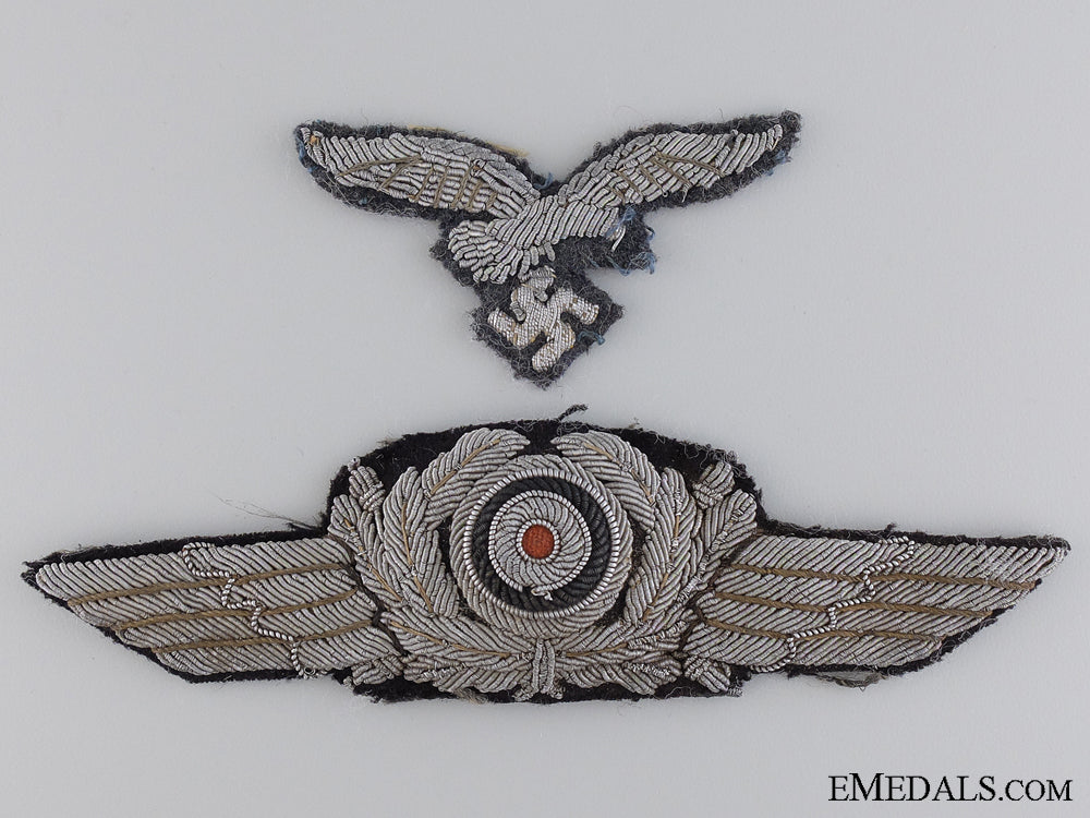 a_luftwaffe_officer_visor_wreath_and_eagle_a_luftwaffe_offi_5447b6d858e0d