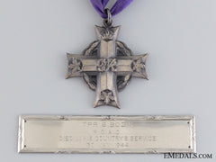 A Memorial Cross And Birks Bar To The Royal Canadian Armoured Corps