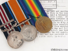 A Military Medal For Action At Vimy Ridge