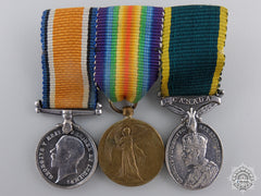 A Miniature First War Canadian Efficiency Medal Bar