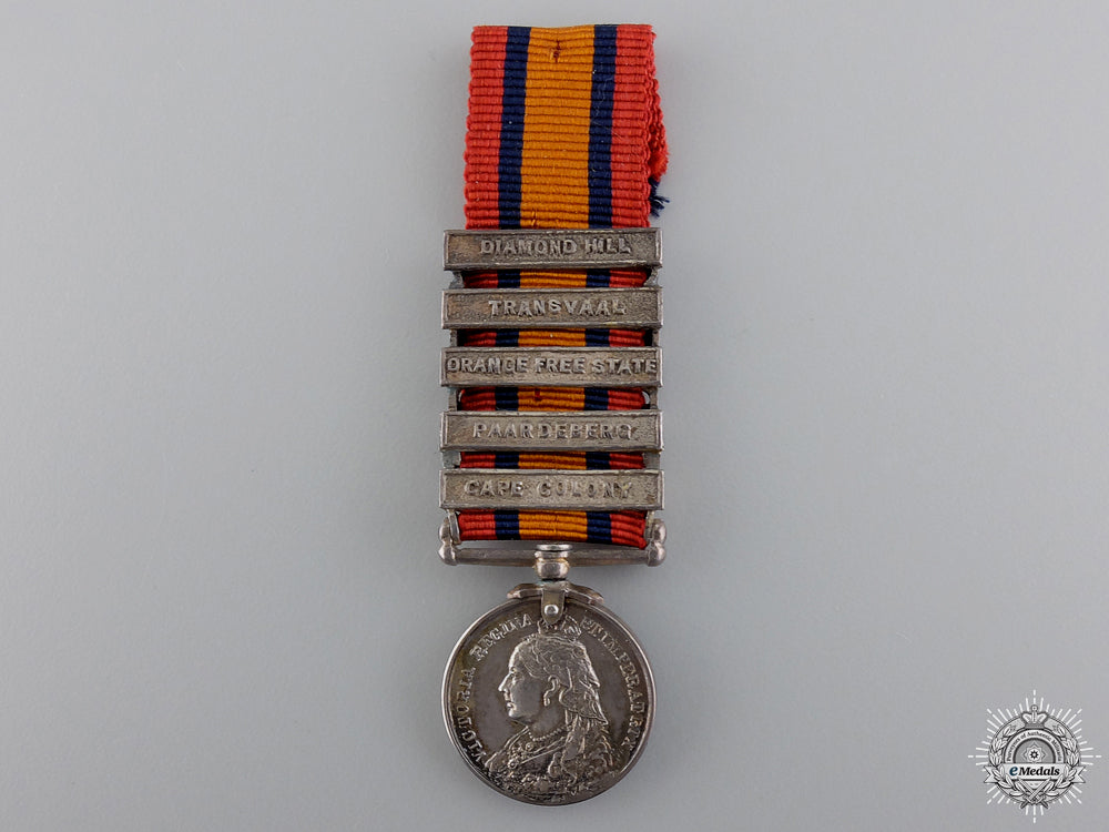 a_miniature_five_bar_queen's_south_africa_medal_a_miniature_five_54ab056c6e16b