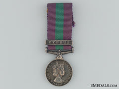 A Miniature General Service Medal 1962-2007 For Cyprus