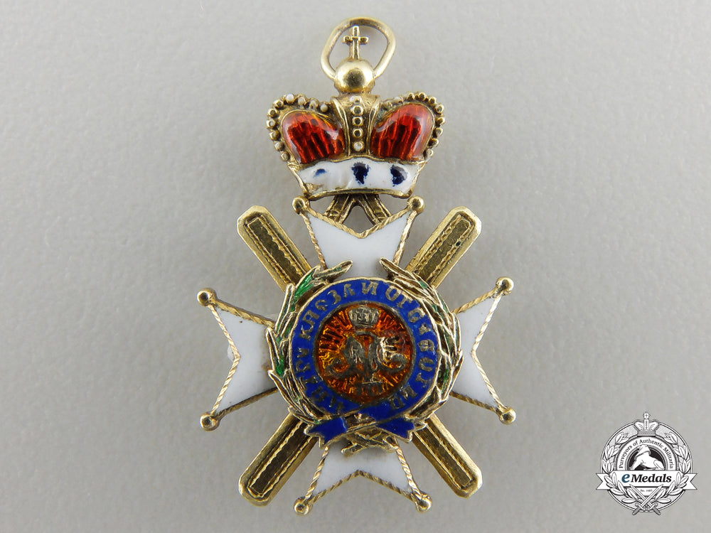 a_miniature_serbian_order_of_takovo_in_gold_a_miniature_serb_55d33be7562d2