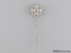 A Miniature Spanish Cross; Silver Grade By Wilhelm Deumer