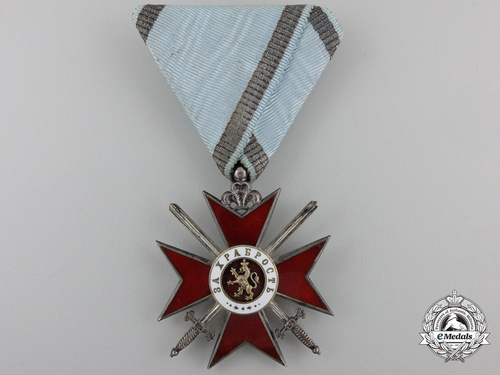 a_mint_bulgarian_military_order_for_bravery;4_th_class_a_mint_bulgarian_55cf7eb88fc2f